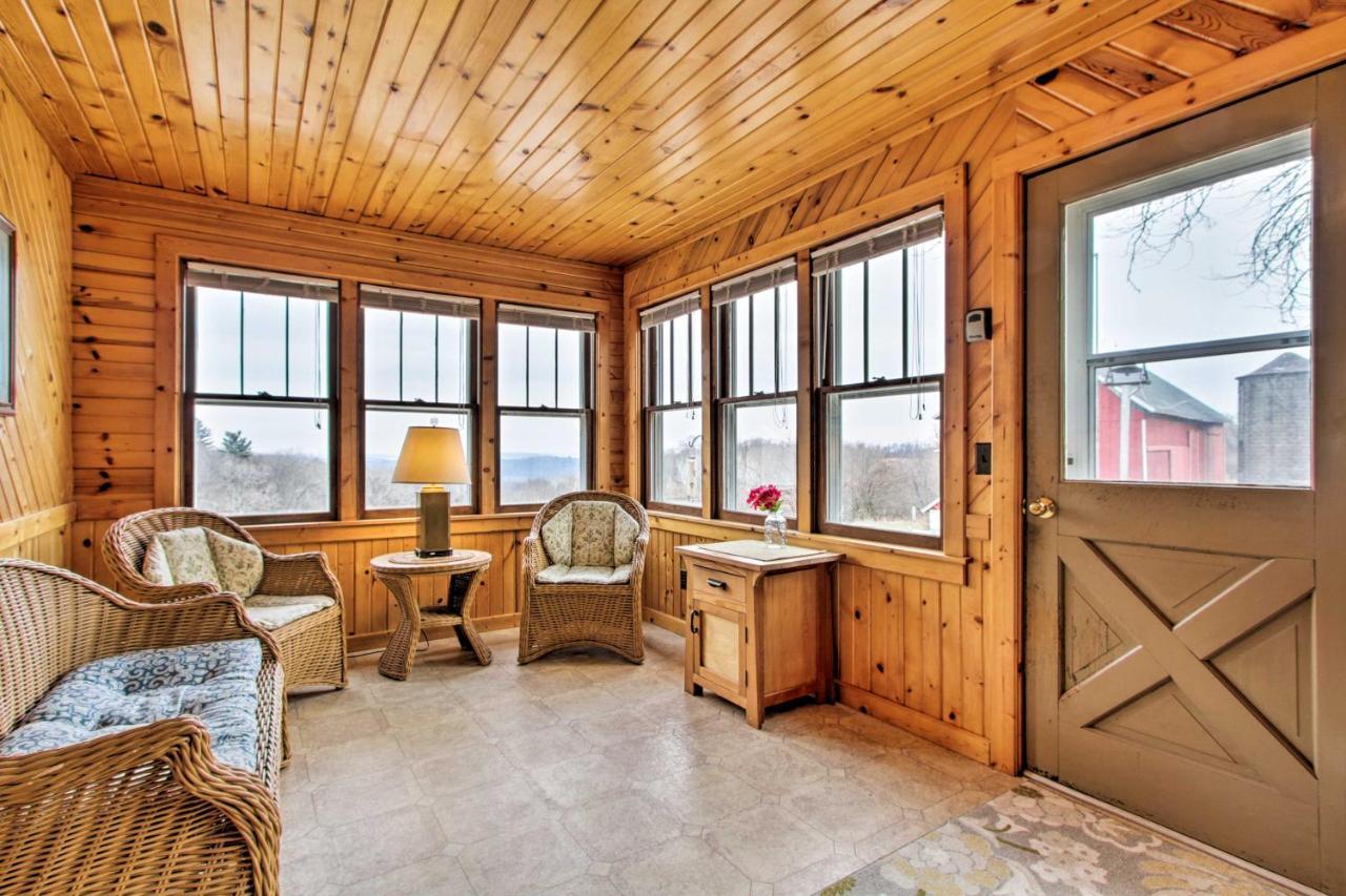 Wisconsin River Valley Farmhouse Fire Pit And View Merrimac Esterno foto